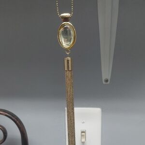 Signed Natasha Long Tassel Necklace